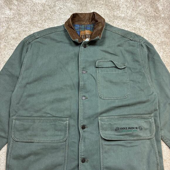 Rare Vintage 1996 Fools Rush In Cast Crew Chore Jacket Men's M Matthew Perry - Picture 3 of 10
